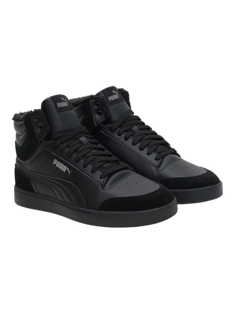 Puma - Baskets montantes SHUFFLE Noir - Kiabi