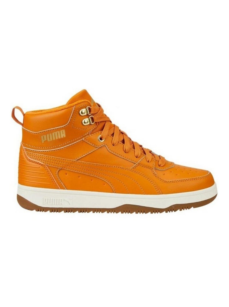 Puma - Baskets REBOUND RUGGED Orange - Kiabi