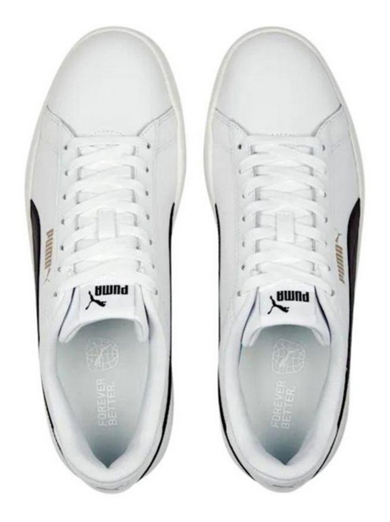 Puma - Baskets SMASH 3.0 Blanc Noir - Kiabi