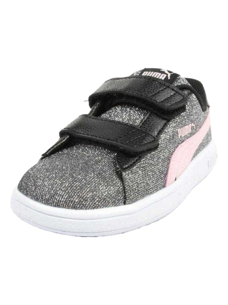 Puma - Baskets SMASH V2 Gris Rose - Kiabi