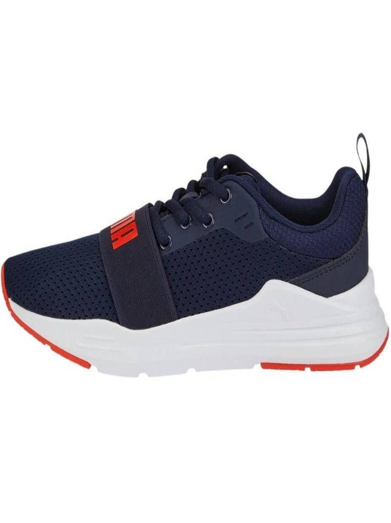 Puma - Baskets WIRED RUN Bleu marine - Kiabi