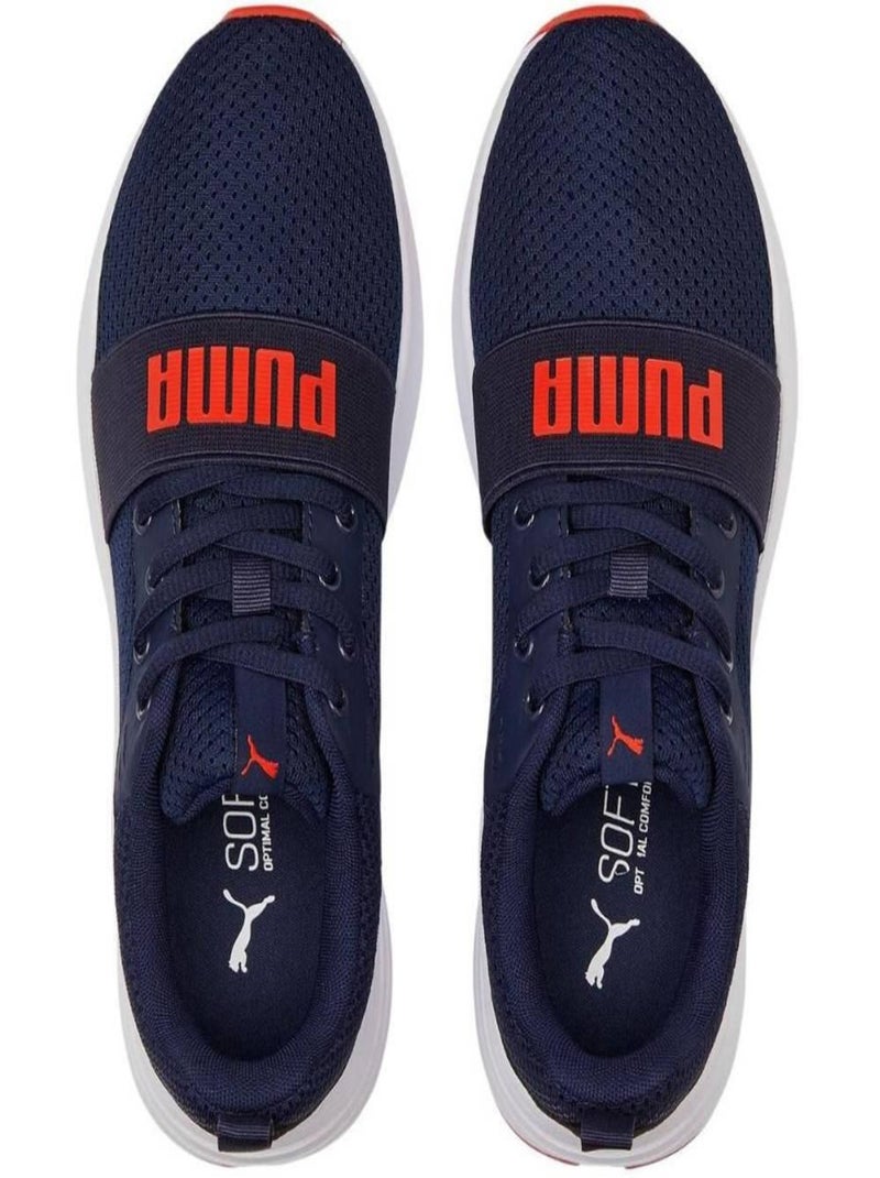 Puma - Baskets WIRED RUN Bleu marine - Kiabi
