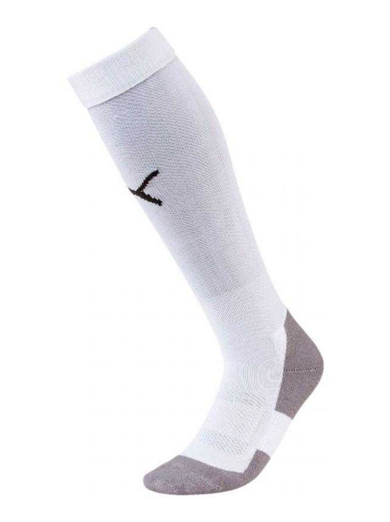 Puma - Chaussettes de foot LIGA CORE Blanc Gris - Kiabi