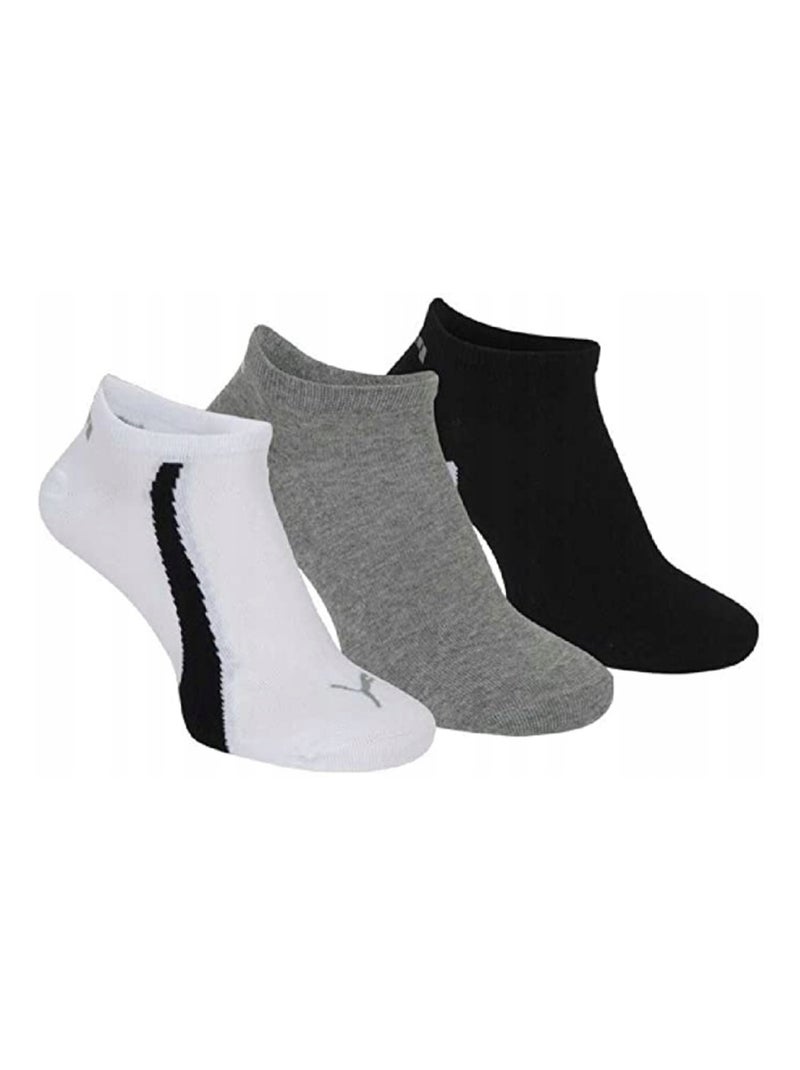 Puma - Chaussettes LIFESTYLE Noir Gris Gris - Kiabi