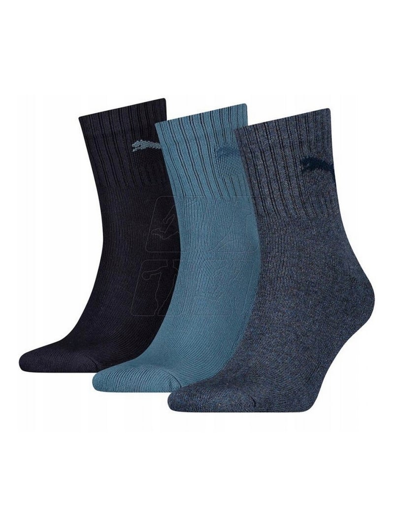 Puma - Chaussettes Noir Bleu marine - Kiabi