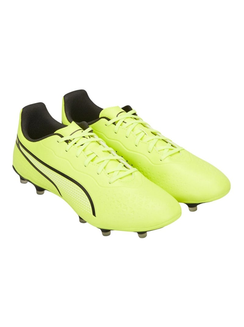 Puma - Chaussures de foot pour terrain ferme match style Lit double Vert - Kiabi