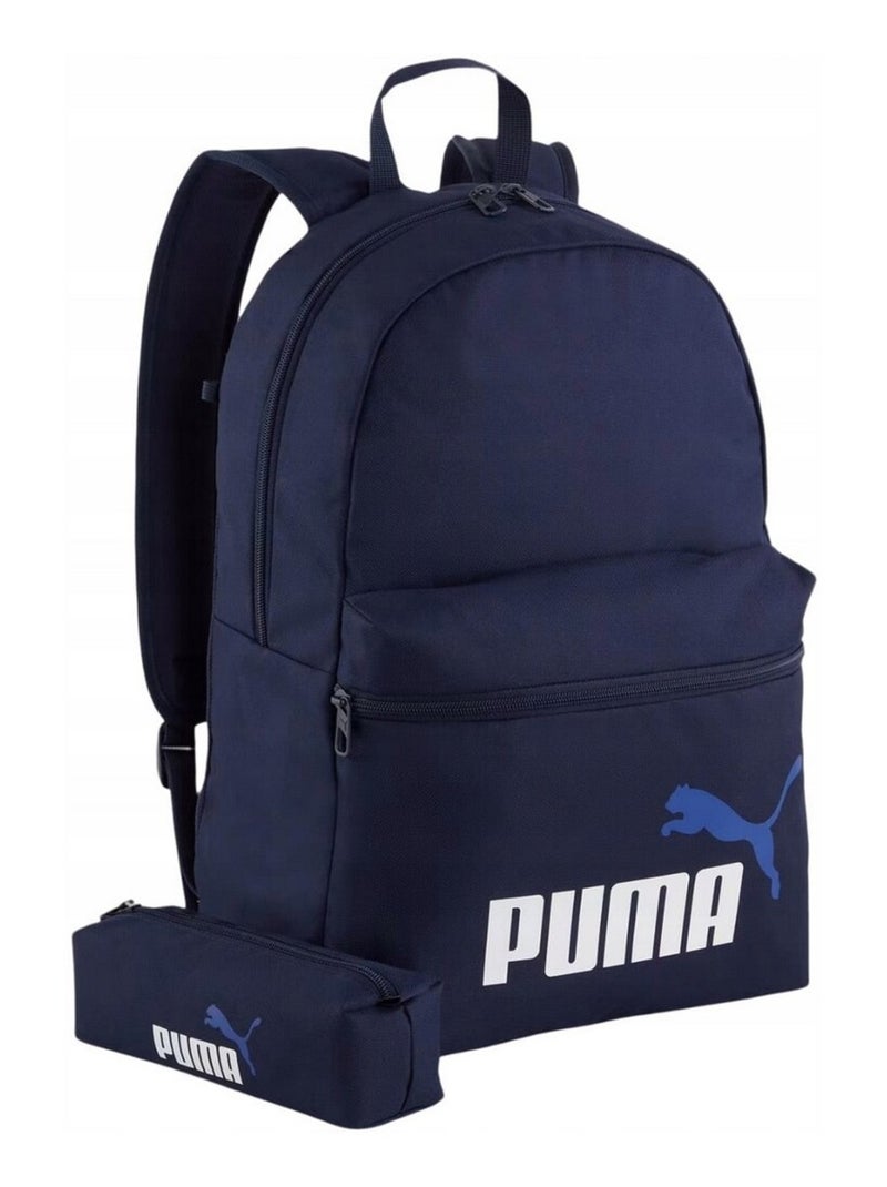 Puma - Ensemble Sac à dos PHASE Bleu marine - Kiabi