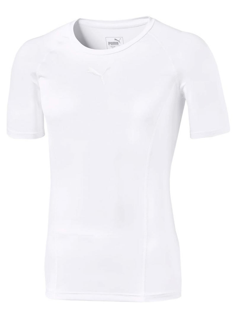 Puma - Haut thermique manches courtes LIGA Blanc - Kiabi