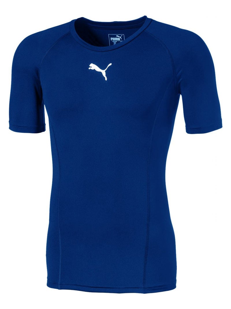 Puma - Haut thermique manches courtes LIGA Bleu - Kiabi