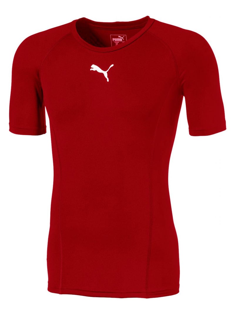 Puma - Haut thermique manches courtes LIGA Rouge - Kiabi