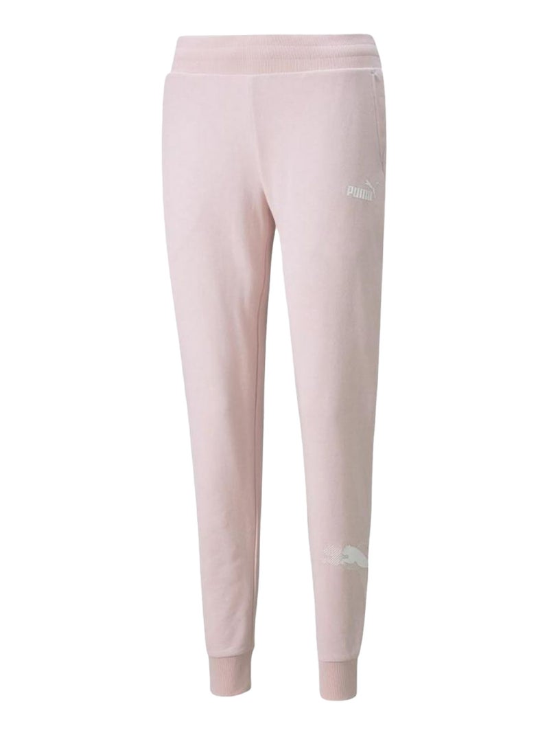 Puma - Pantalon de jogging POWER GRAPHIC Rose - Kiabi