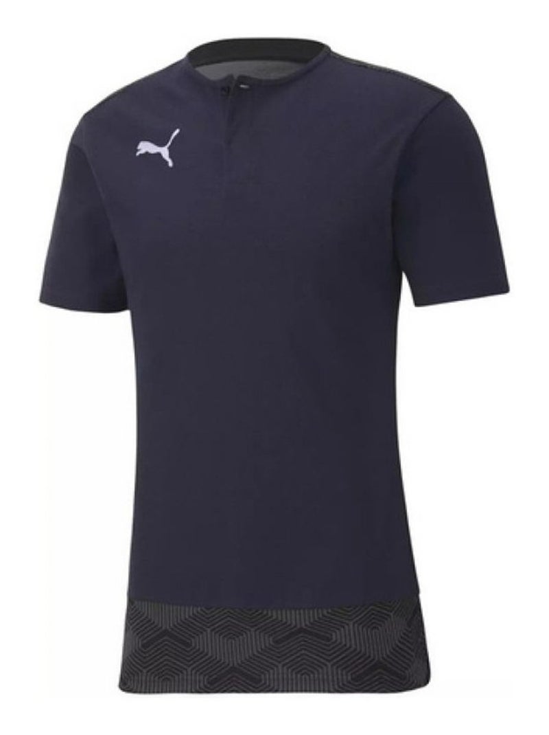 Puma - Polo sports style Logo Bleu marine - Kiabi
