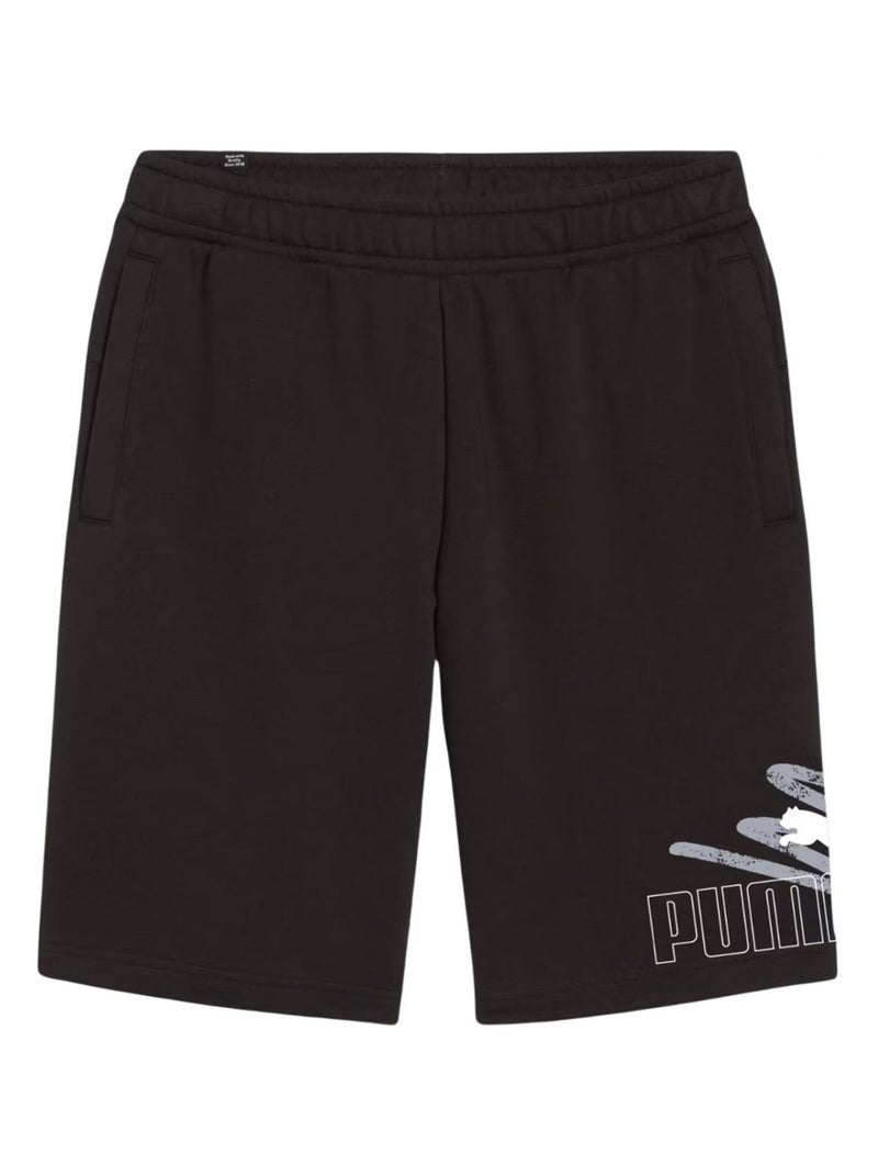 Puma - Short style Graphique ESS+ Noir - Kiabi