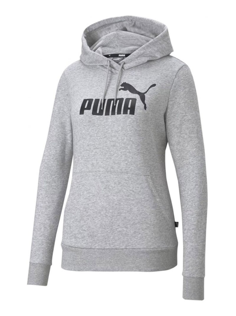 Puma - Sweat à capuche ESSENTIALS Gris - Kiabi