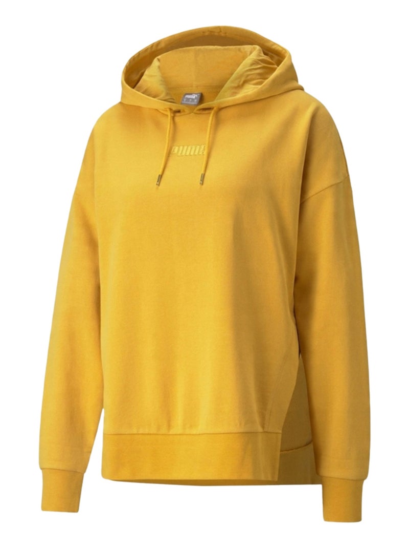 Puma - Sweat à capuche HER TR Jaune - Kiabi