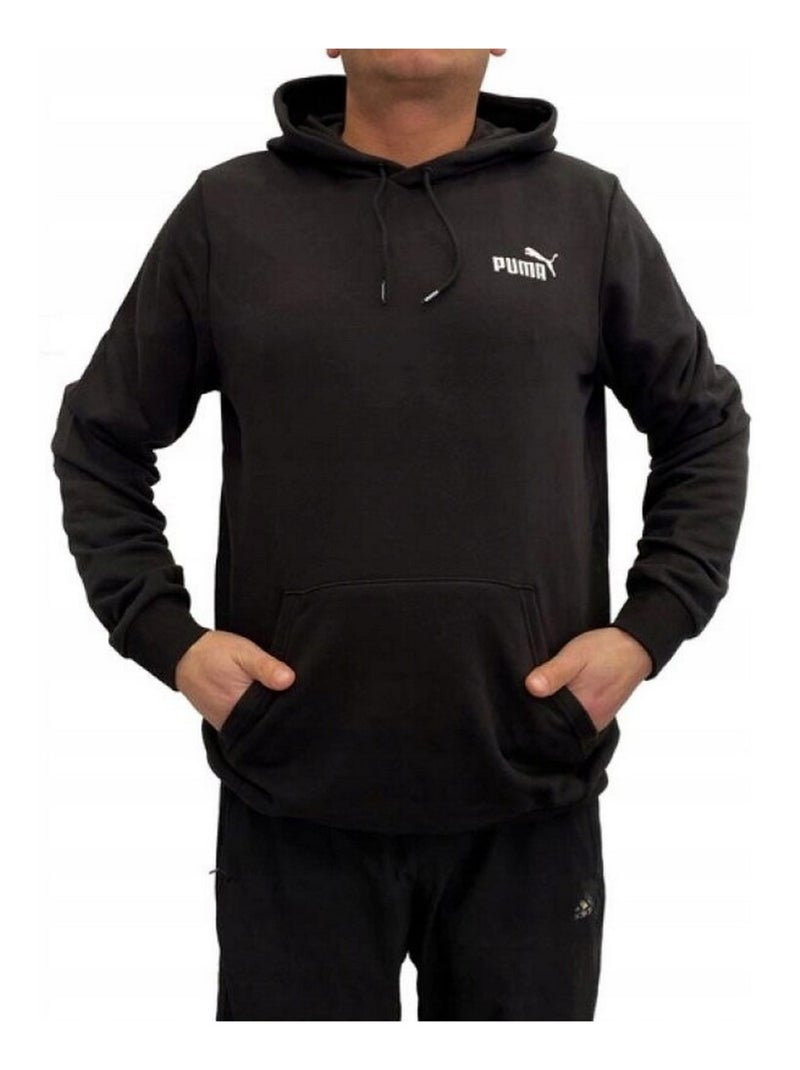 Puma - Sweat à capuche style Logo ESSENTIALS Noir - Kiabi