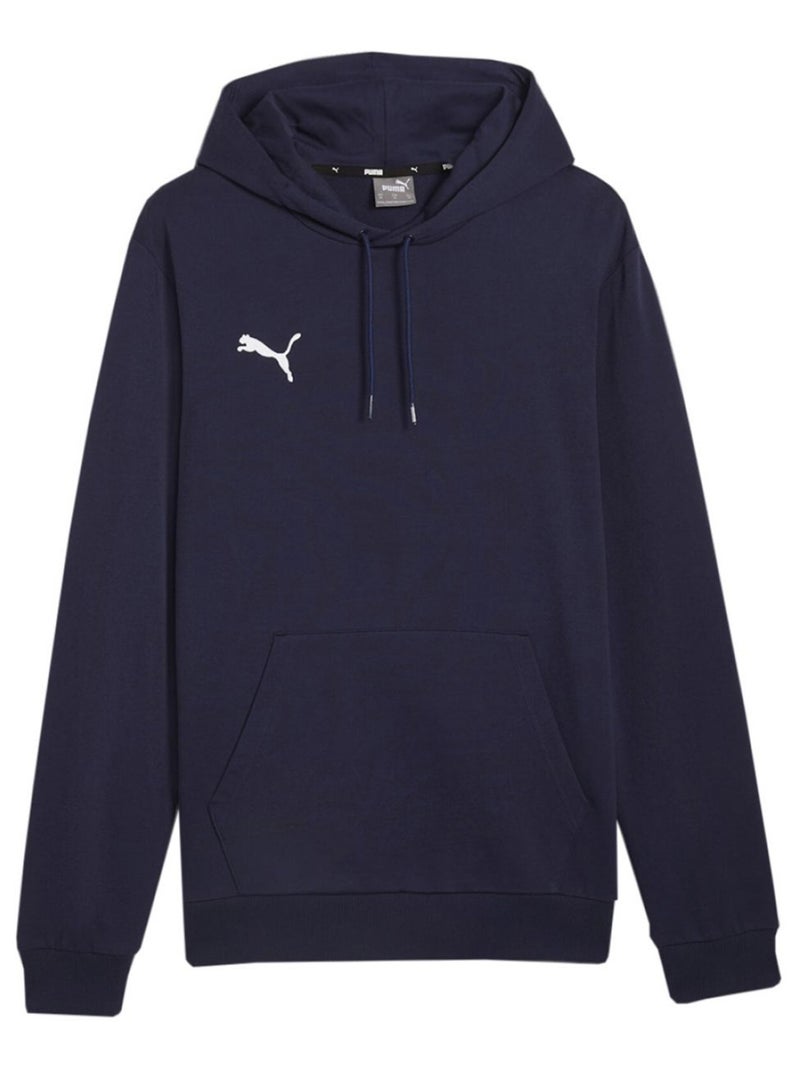 Puma - Sweat à capuche TEAM GOAL Bleu marine - Kiabi