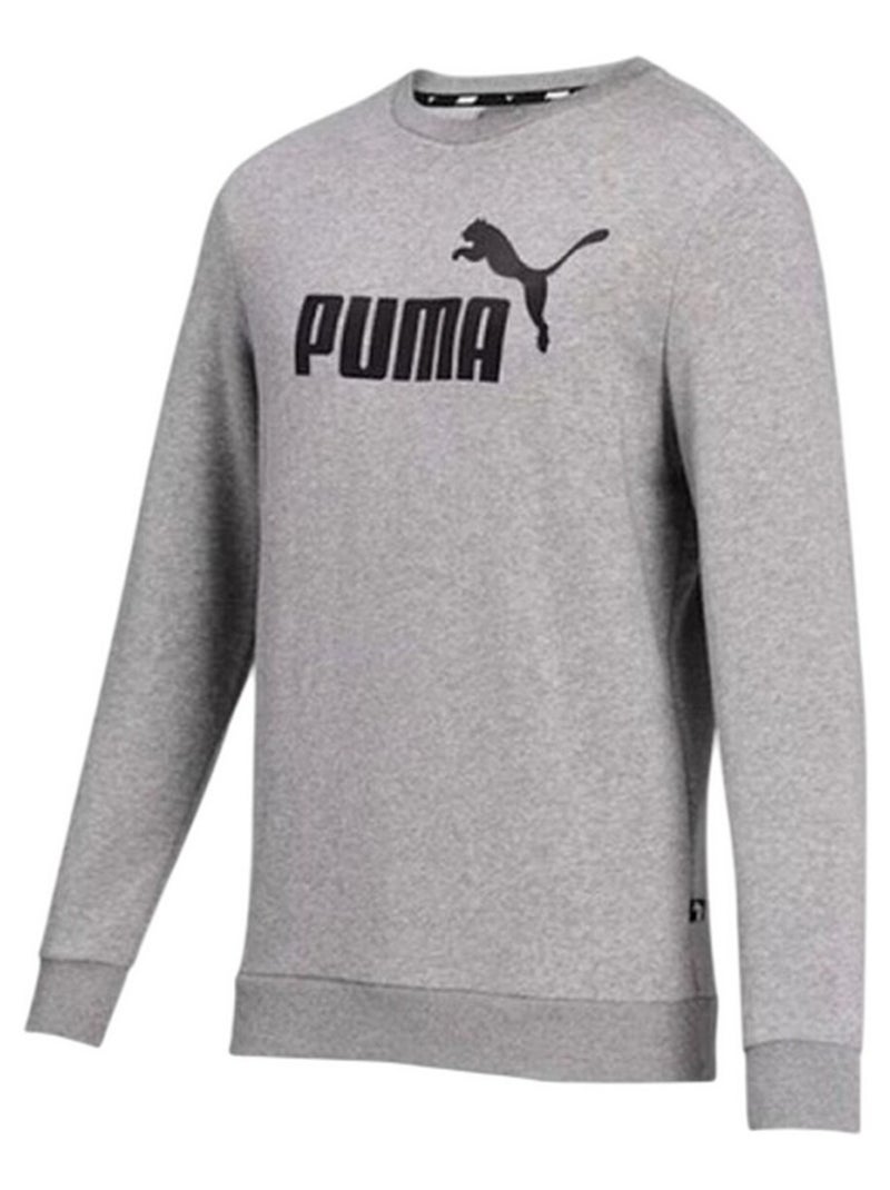 Puma - Sweat style Gros logo ESS Gris clair - Kiabi