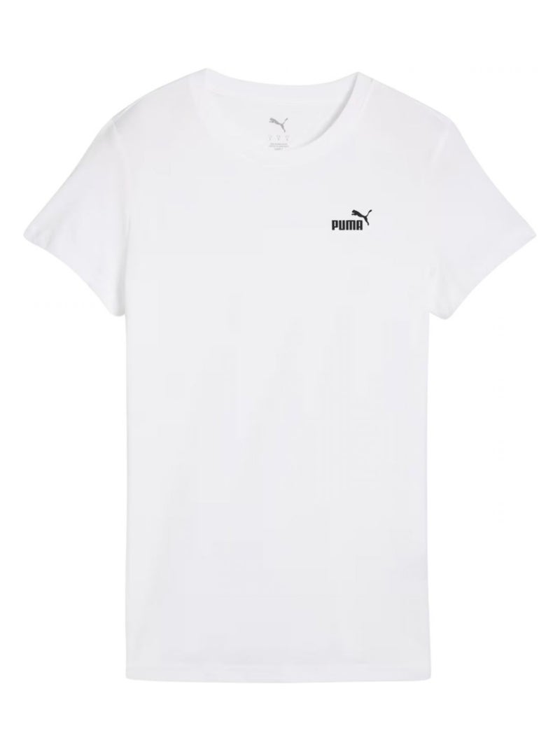 Puma - T-shirt ESS NO.1 Blanc - Kiabi