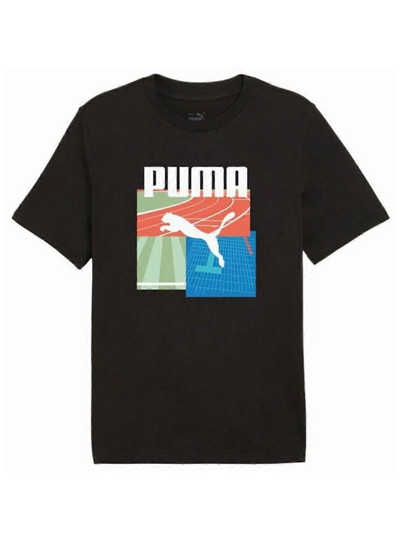 Puma - T-shirt été style Graphique Blanc - Kiabi