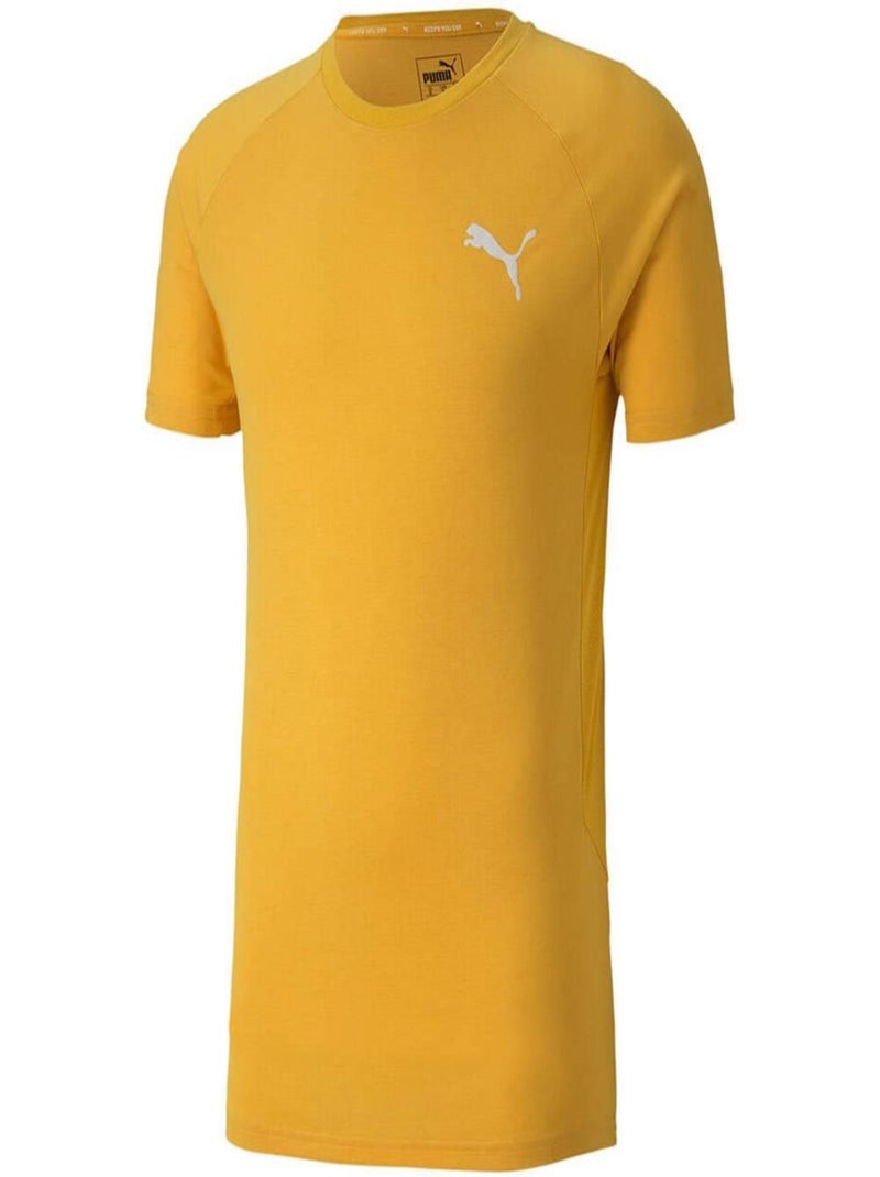 Puma - T-shirt EVOSTRIPE LÇaE Jaune - Kiabi