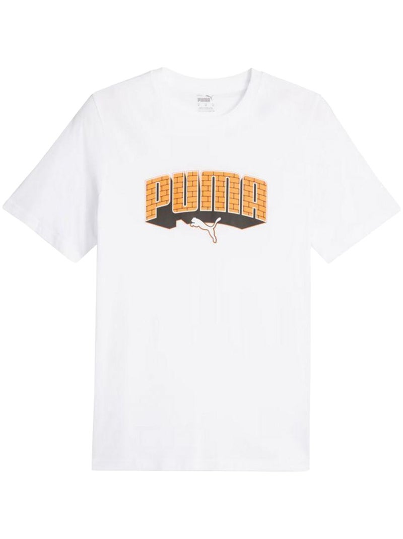 Puma - T-shirt HIP HOP Blanc - Kiabi
