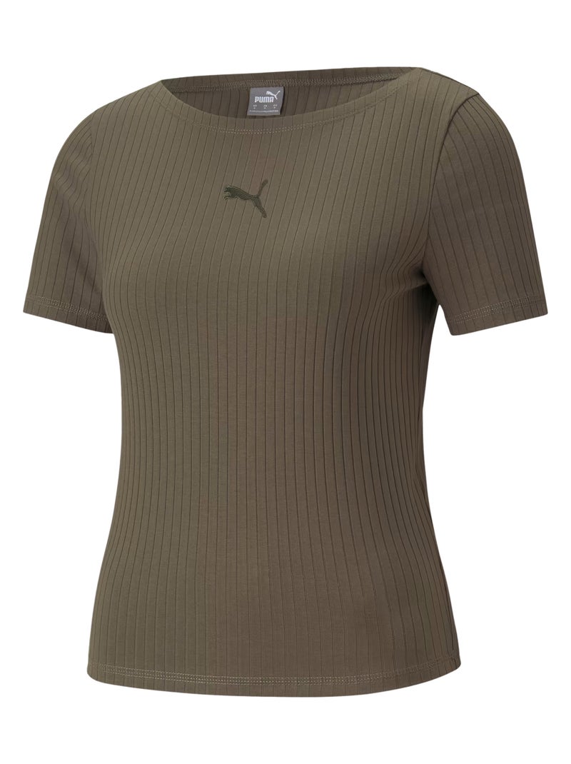 Puma - T-shirt manches courtes Vert - Kiabi