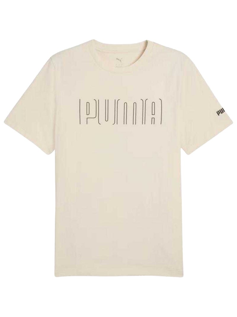 Puma - T-shirt sport style Graphique Beige - Kiabi