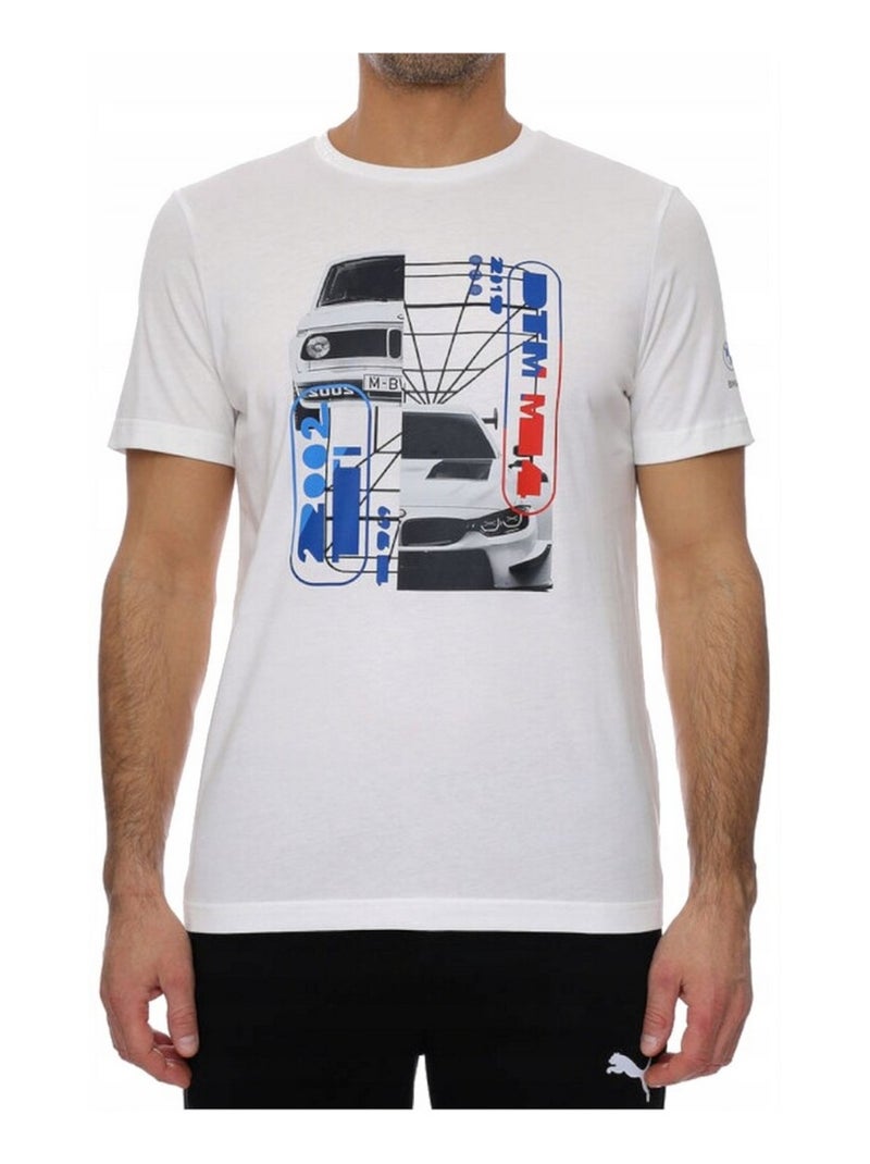 Puma - T-shirt style BMW MOTORSPORT Blanc - Kiabi