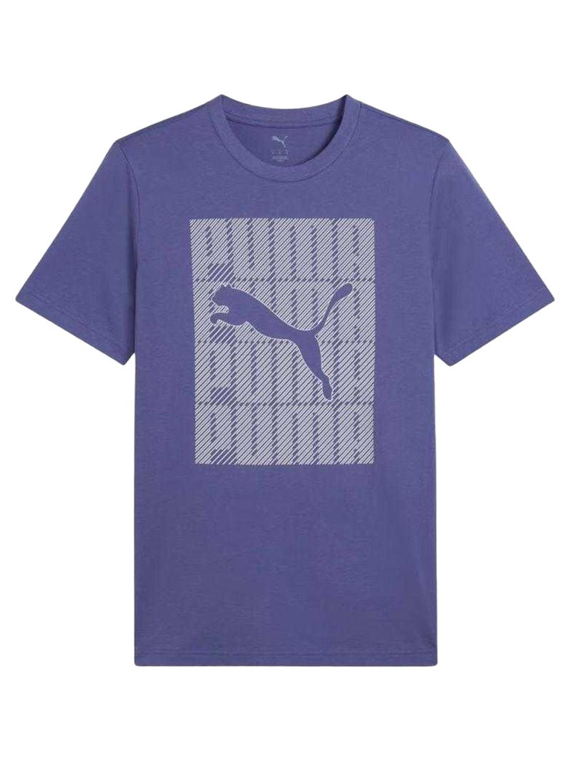 Puma - T-shirt style Graphique Bleu - Kiabi