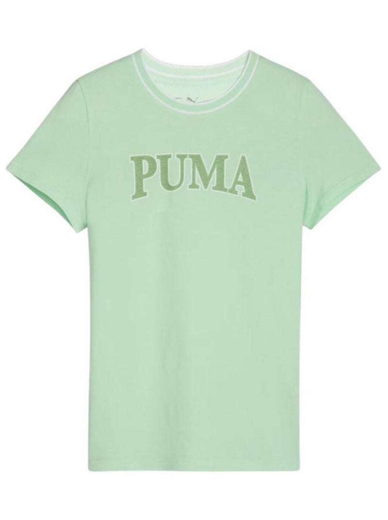 Puma - T-shirt style Groupe Vert - Kiabi