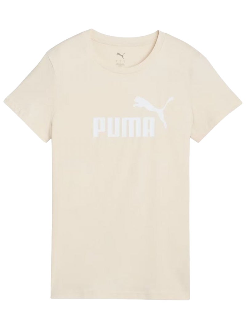 Puma - T-shirt style Logo ESS NO.1 Beige - Kiabi