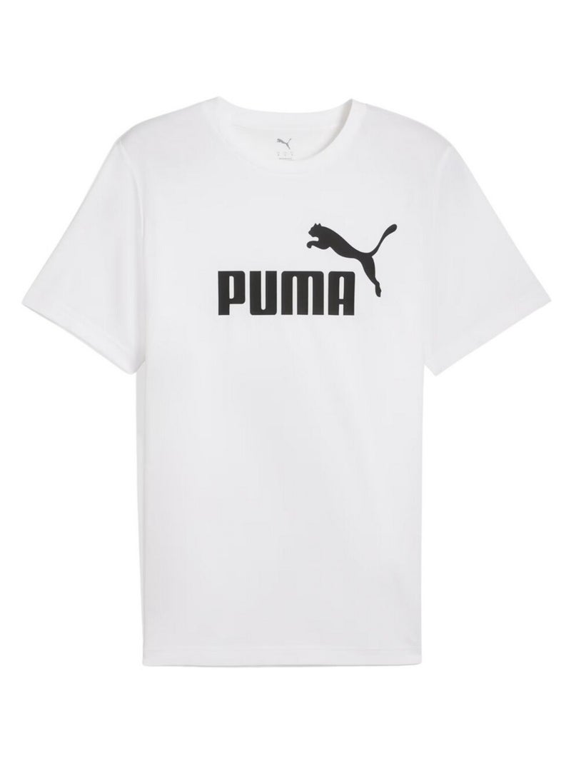 Puma - T-shirt style Logo ESS NO.1 Blanc - Kiabi