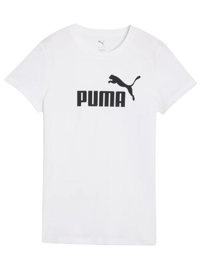 Puma - T-shirt style Logo ESS NO.1 Blanc - Kiabi
