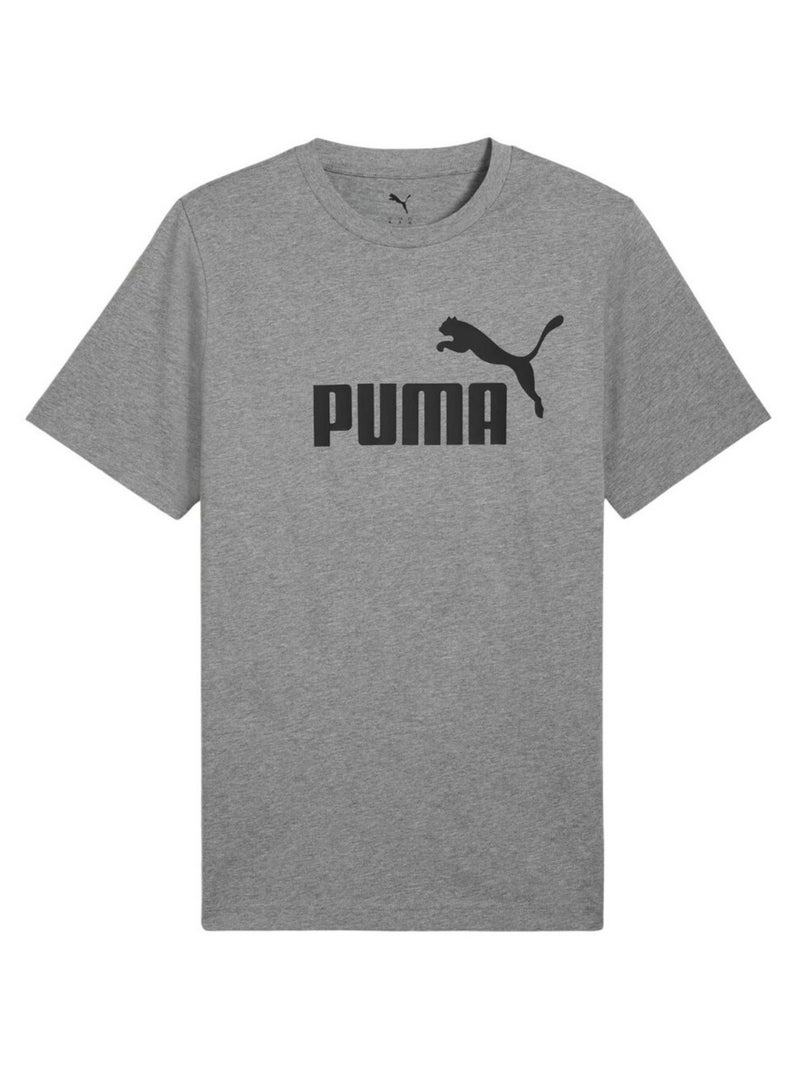 Puma - T-shirt style Logo ESS NO.1 Gris clair - Kiabi