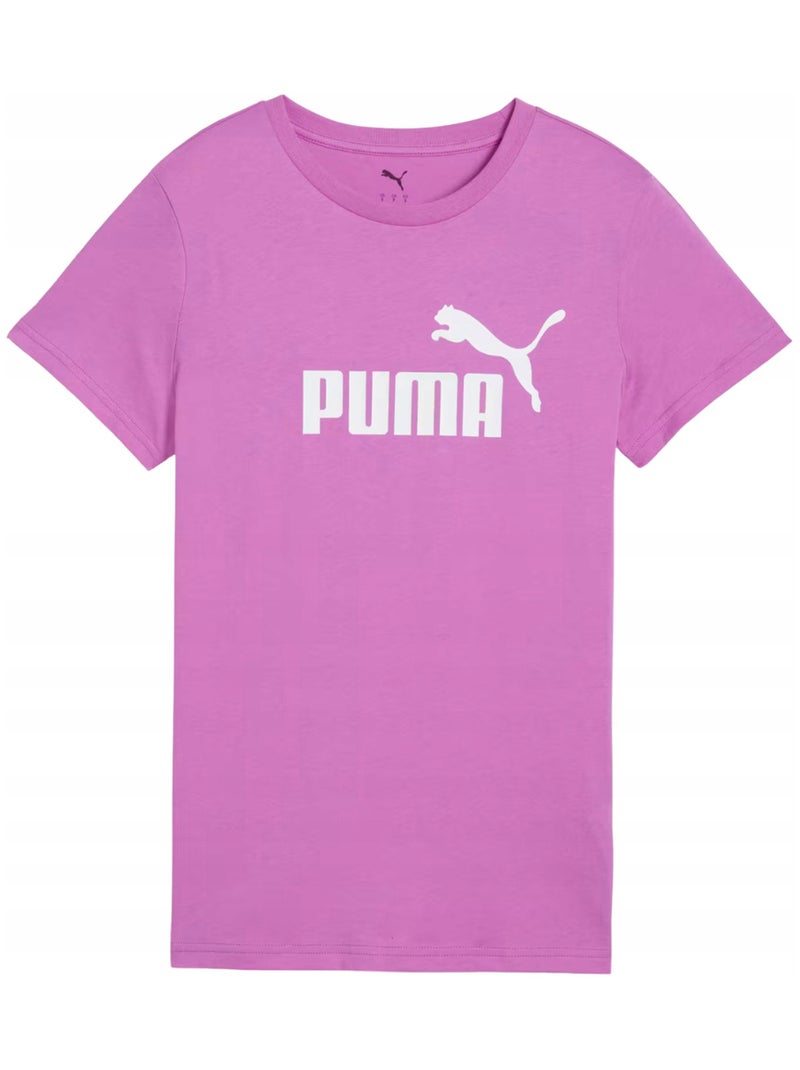 Puma - T-shirt style Logo ESS NO.1 Violet clair - Kiabi