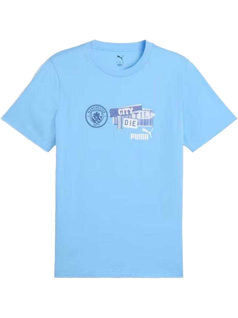 Puma - T-shirt style Manchester City FC Bleu - Kiabi