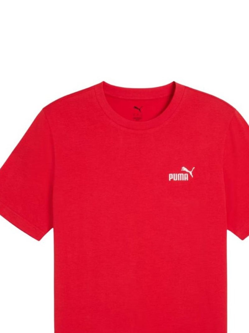 Puma - T-shirt style Petit logo ESSENTIALS NO Rouge - Kiabi