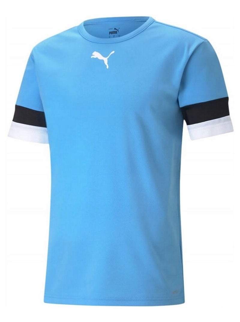 Puma - T-shirt TEAMRISE Bleu ciel - Kiabi