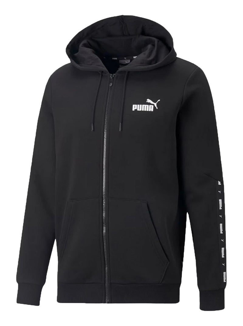 Puma - Veste à capuche ESSENTIAL+ Noir - Kiabi