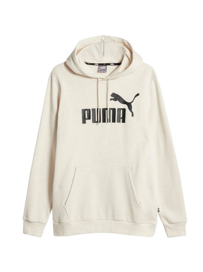 Puma - Veste à capuche soirée style Gros logo ESSENTIAL Beige - Kiabi