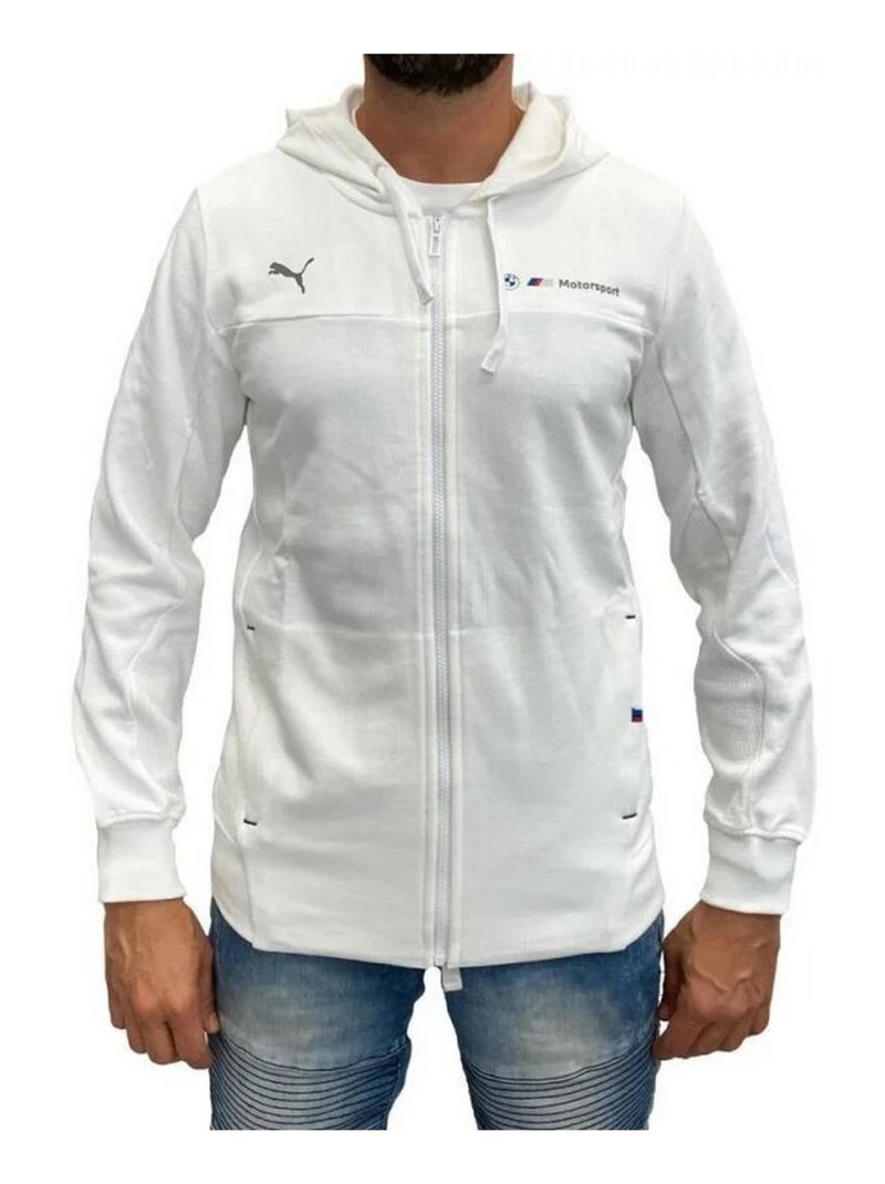 Puma - Veste à capuche style BMW MOTORSPORT Blanc - Kiabi