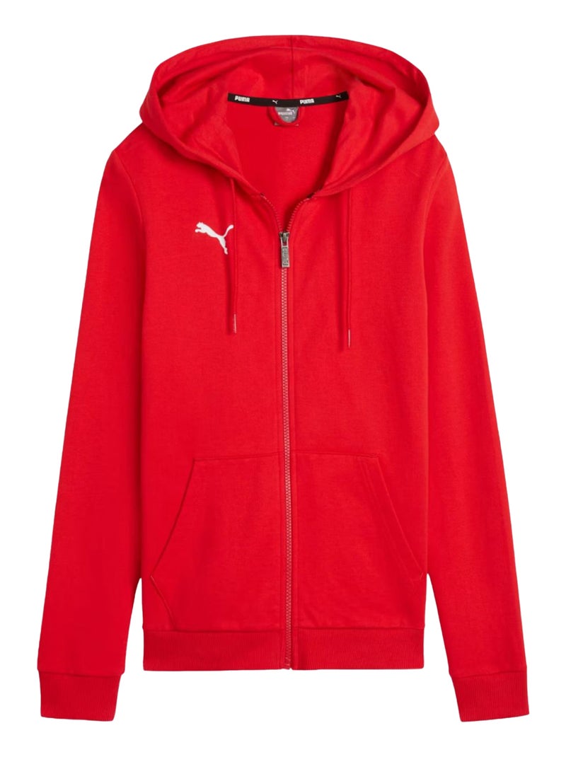Puma - Veste à capuche TEAM GOAL CASUALS Rouge - Kiabi