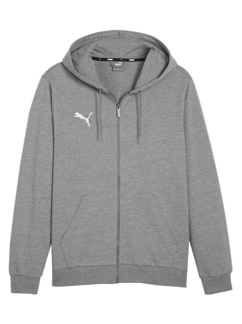 Puma - Veste à capuche TEAM GOAL Gris - Kiabi
