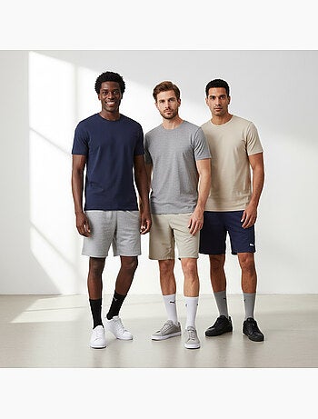Puma chaussettes mixte crew pack 6 paires (lot) - coton doux, talon cousu