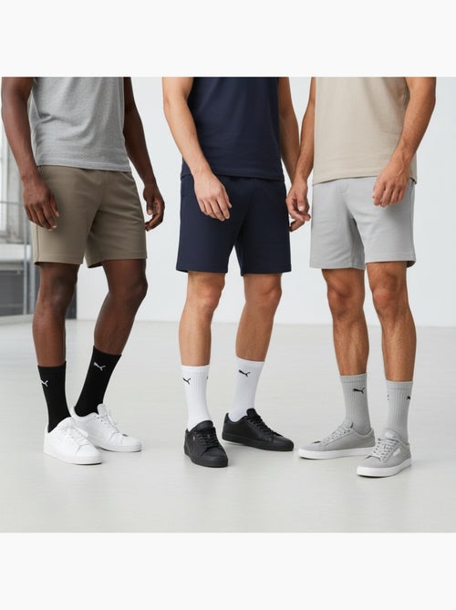 Puma chaussettes mixte crew pack 6 paires (lot) - coton doux, talon cousu - Kiabi Puma chaussettes mixte crew pack 6 paires (lot) - coton doux, talon cousu - Kiabi
