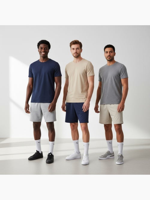Puma chaussettes mixte crew pack 6 paires (lot) - coton doux, talon cousu - Kiabi Puma chaussettes mixte crew pack 6 paires (lot) - coton doux, talon cousu - Kiabi