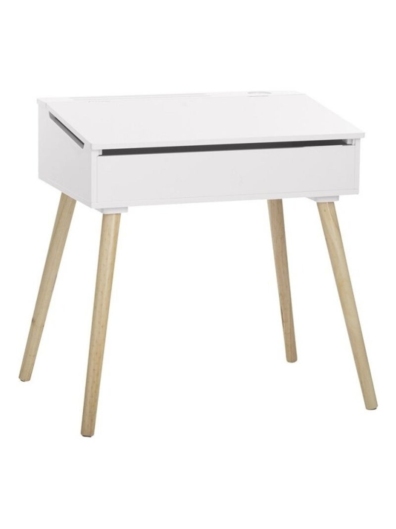 Pupitre pour enfant blanc Blanc - Kiabi
