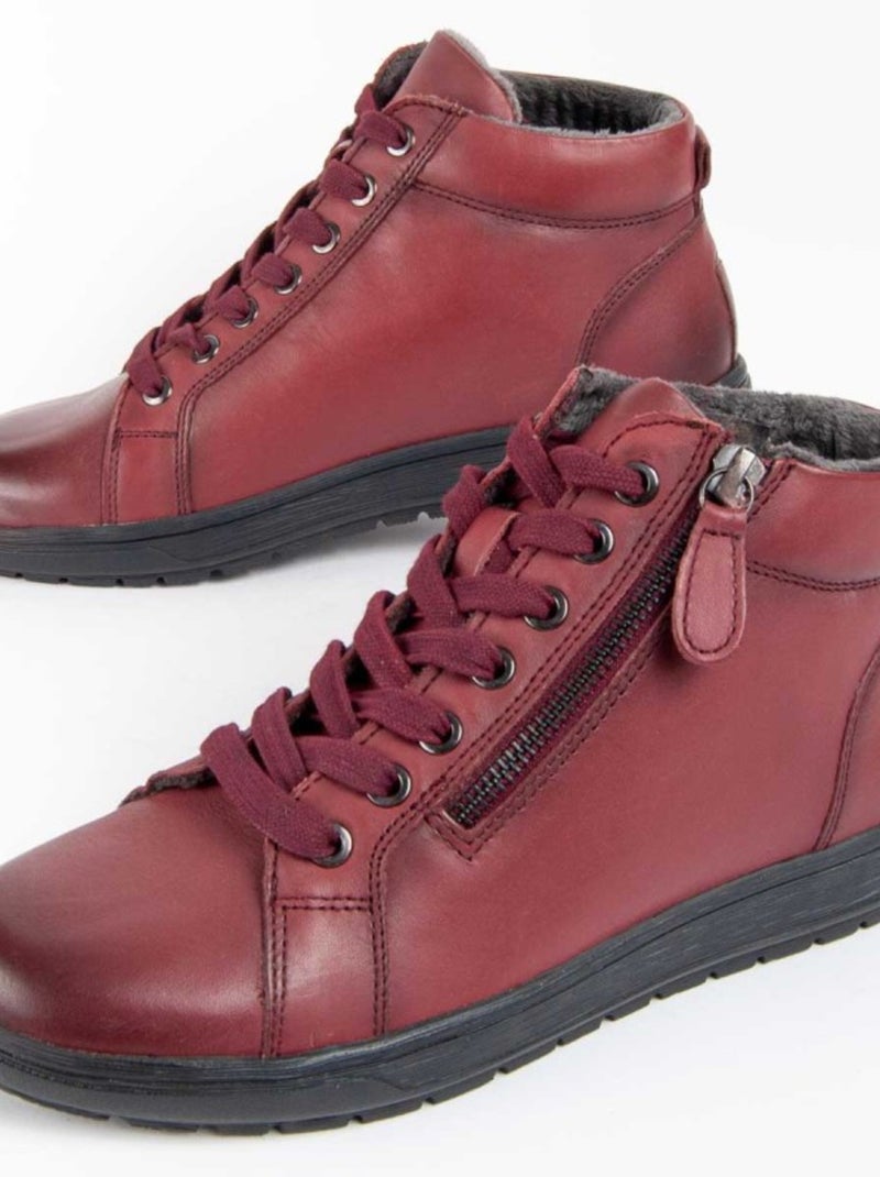 Purapiel Bottillons Botilina Rouge - Kiabi