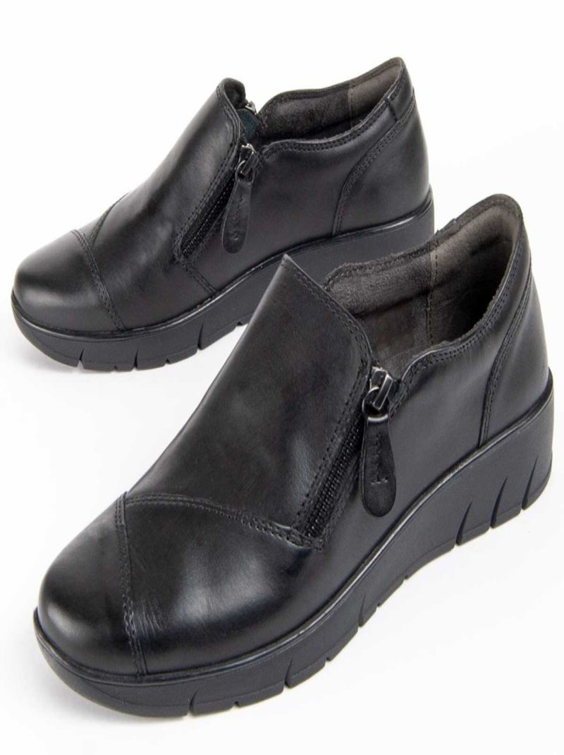 Purapiel Mocassin Ailina2 Noir - Kiabi
